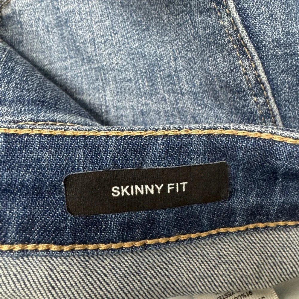 Judy Blue Jeans Womens 13/31 (33x28 ACTUAL) Skinny Fit Blue Denim Stretch